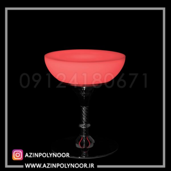 میز سوارز پایه استیل کوچک برقی
