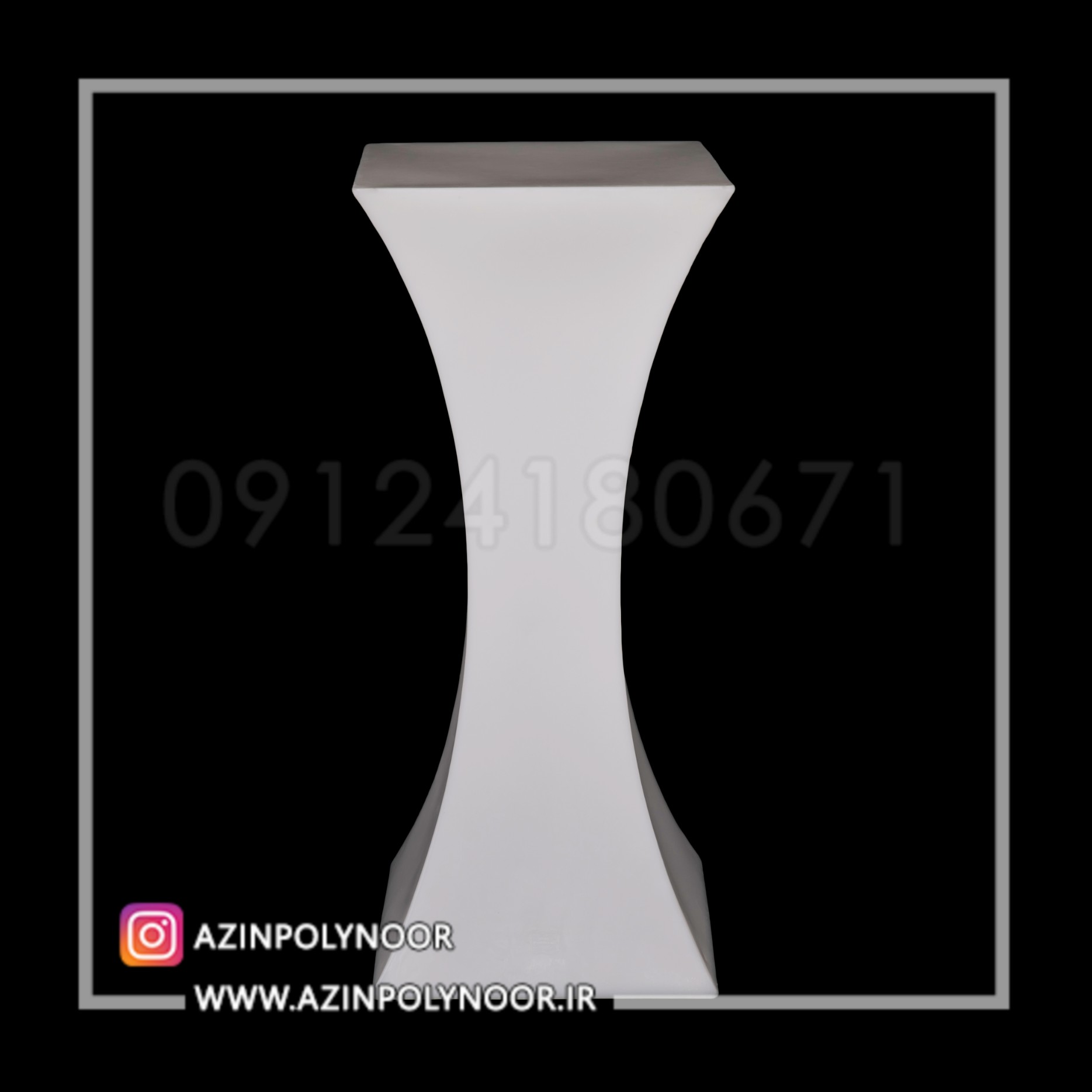 میز سوارز کمرباریک مربع - تصویر 5
